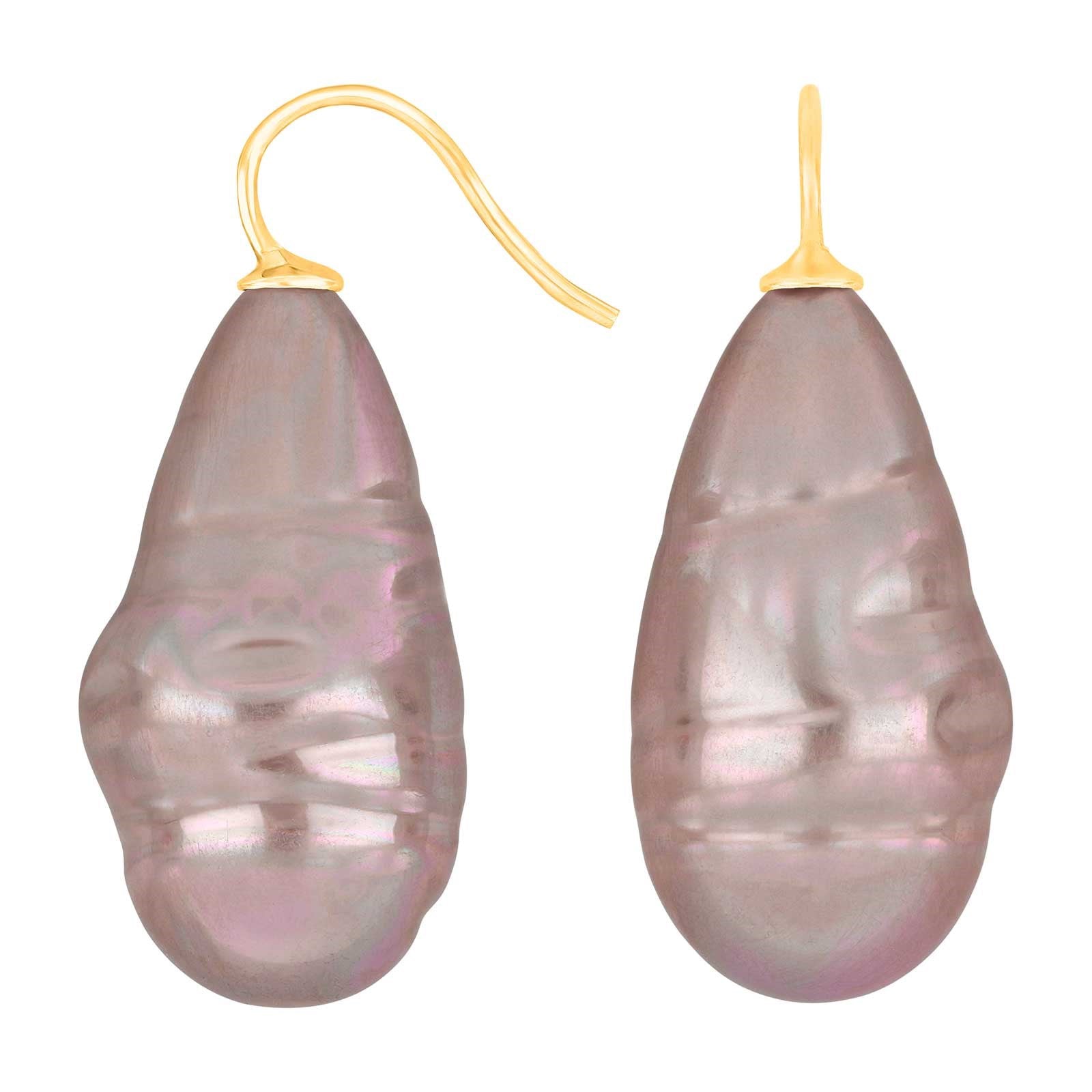 Silver ear. w/Mallorca pearl