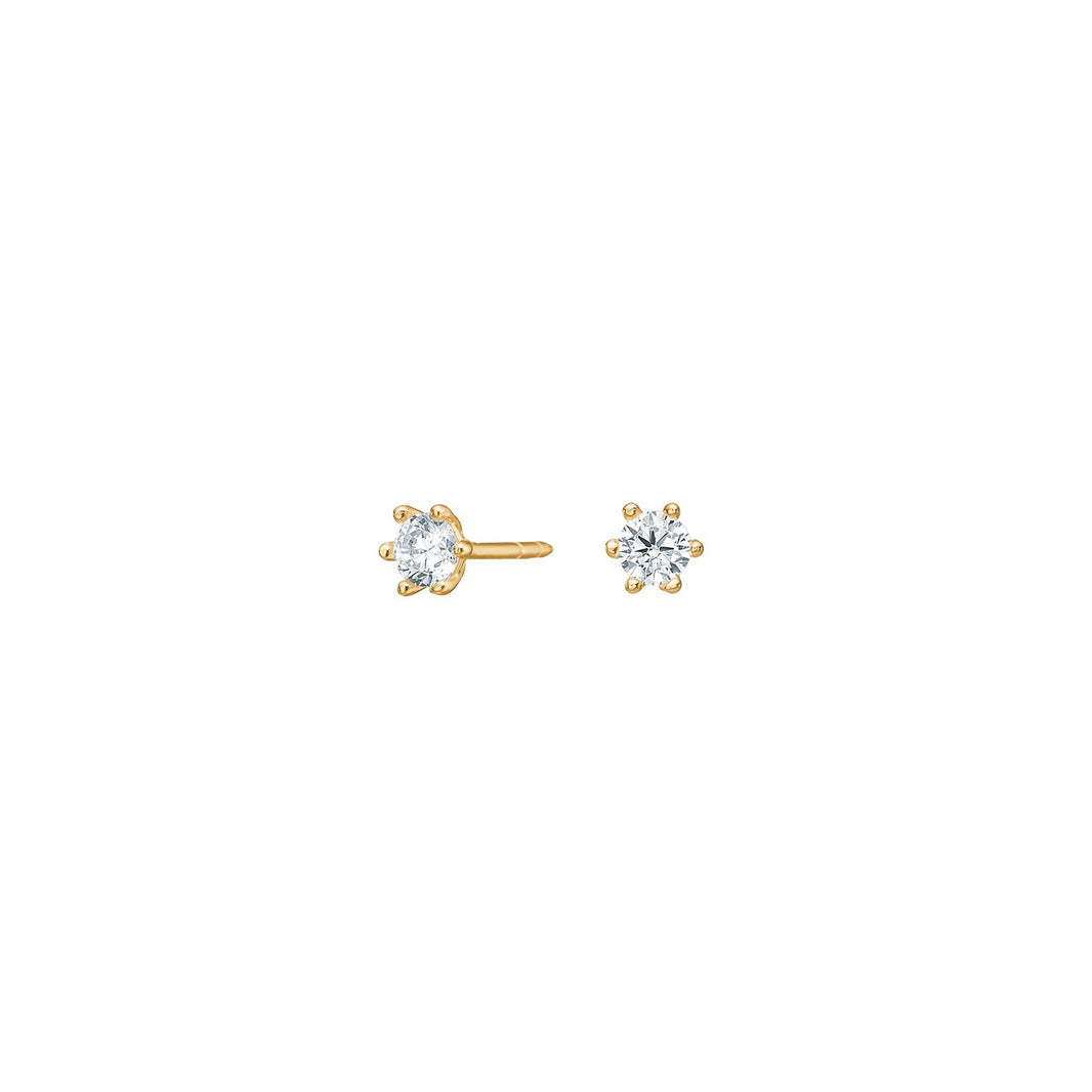 8ct. gold earrings 3.5mm