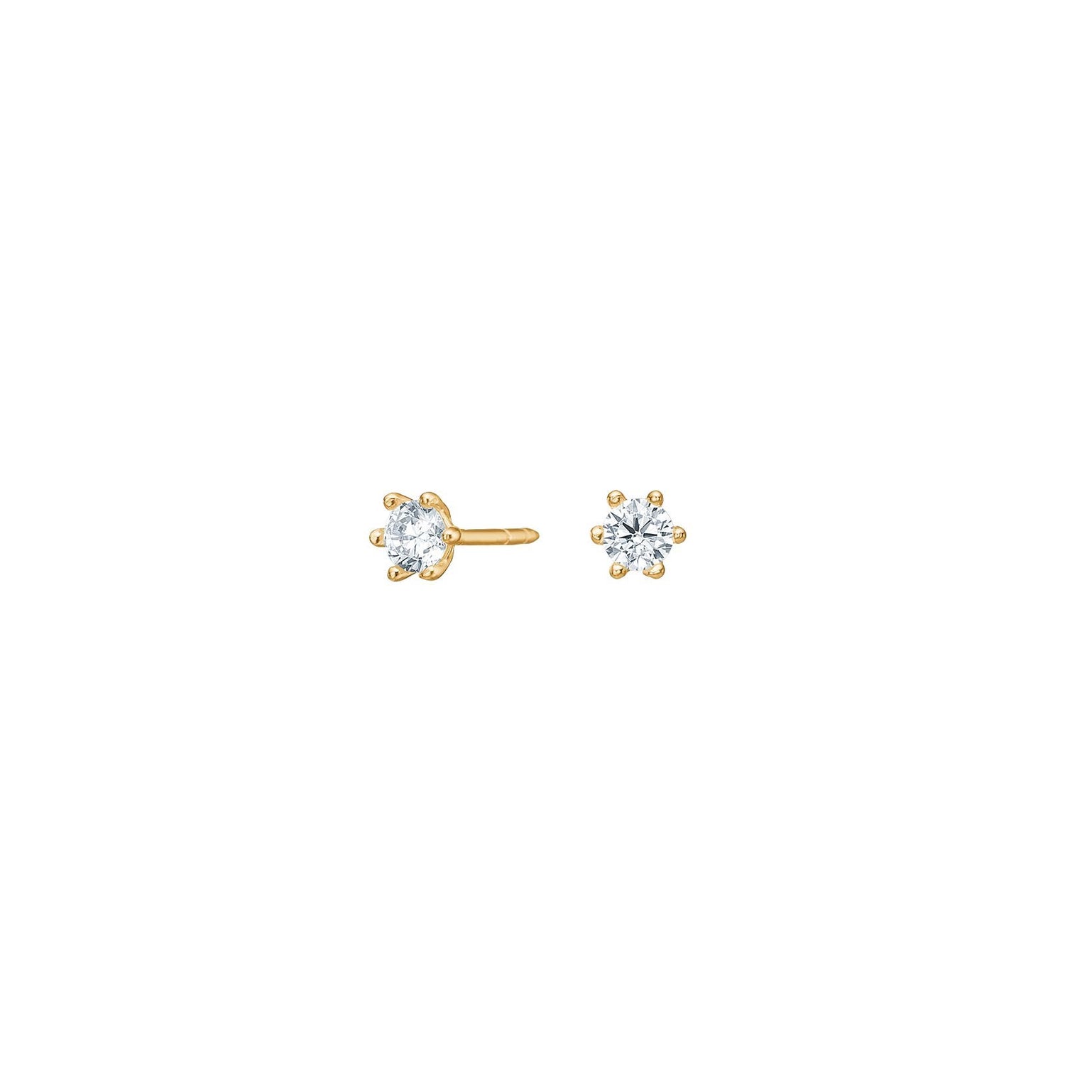 14kt. Goldohrringe 3.5mm