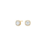 8kt. Gold Ohrringer m/cz
