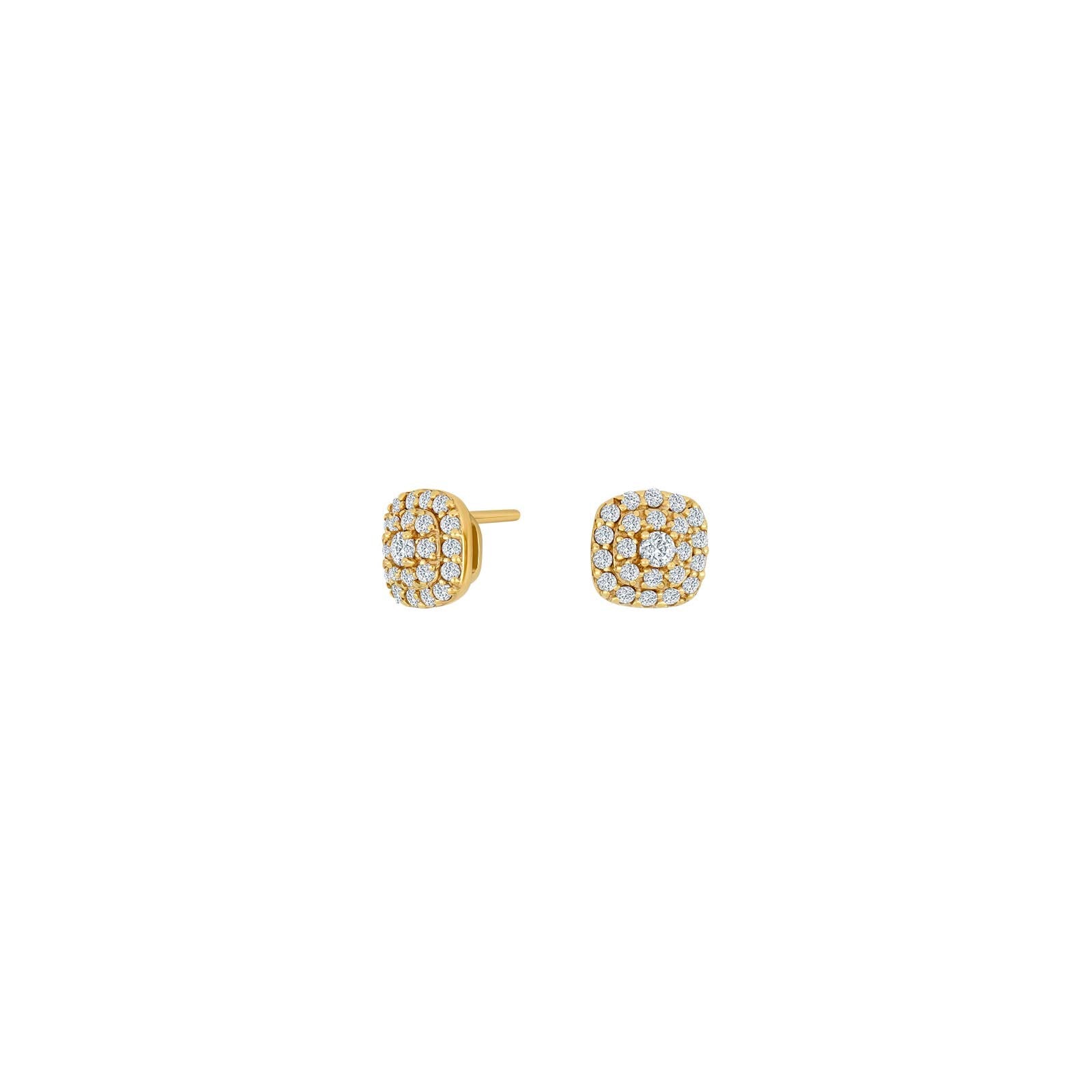 8ct. Gold earring w/cz