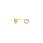 Silver ear studs AIDANOR 6mm