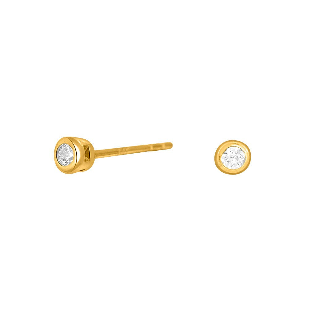 Gold plated earring