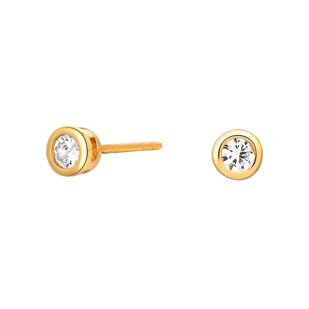 Gold plated earring