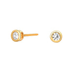 Gold plated earring