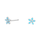 Rhd. Silver earring