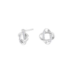 Rhd. Silver earring