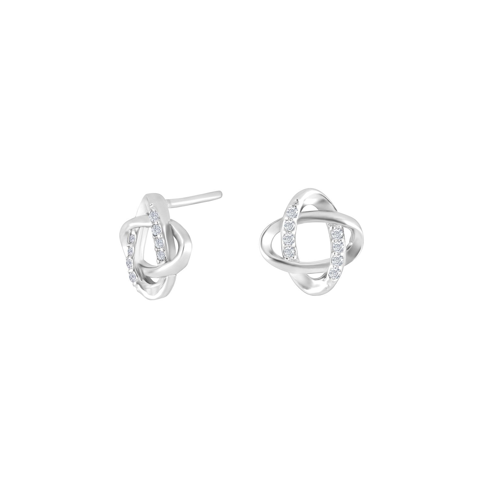Rhd. Silver earring