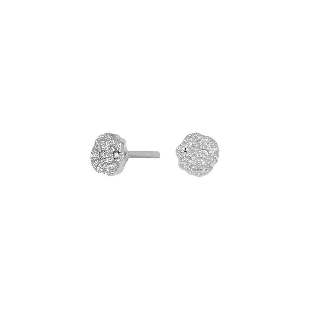 Rhod Silber Ohrstecker GWENNOR 4mm