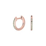 Rose gold plated earring HELLENOR