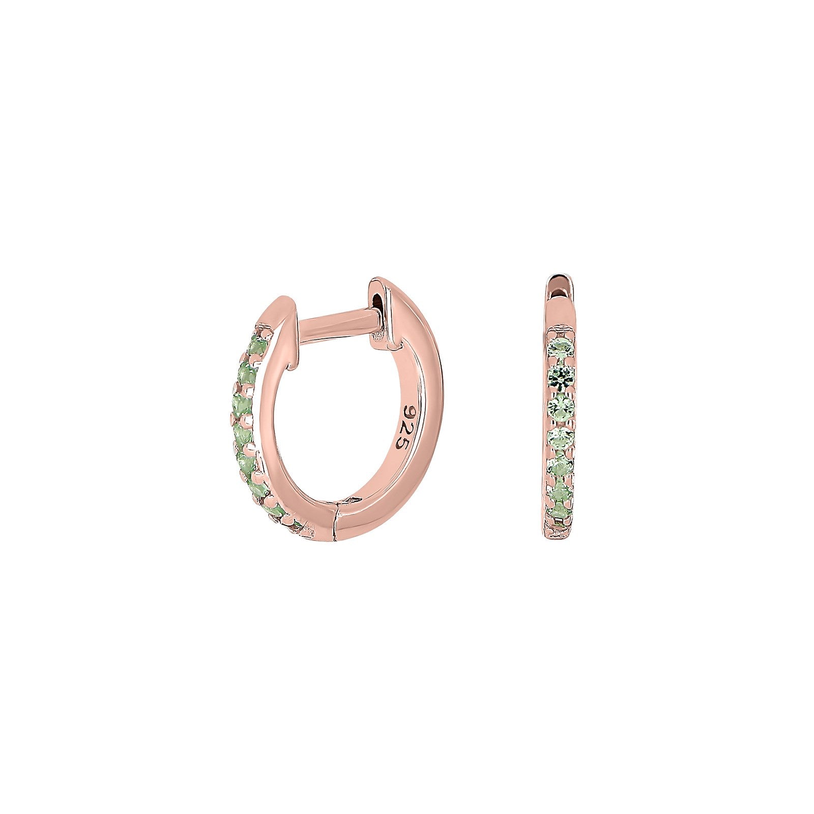 Rose gold plated earring HELLENOR