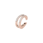 Rosegold-plated silver ear cuff HELGANOR