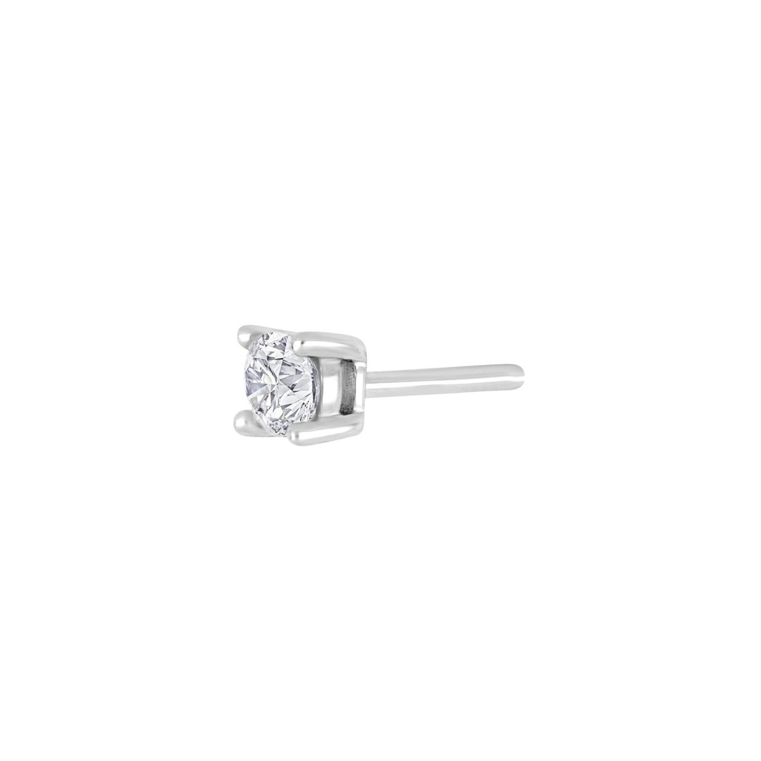 SON Rhd. Silber Ohrring