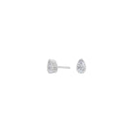 Rhd. Silver ear studs 6mm JOKINOR