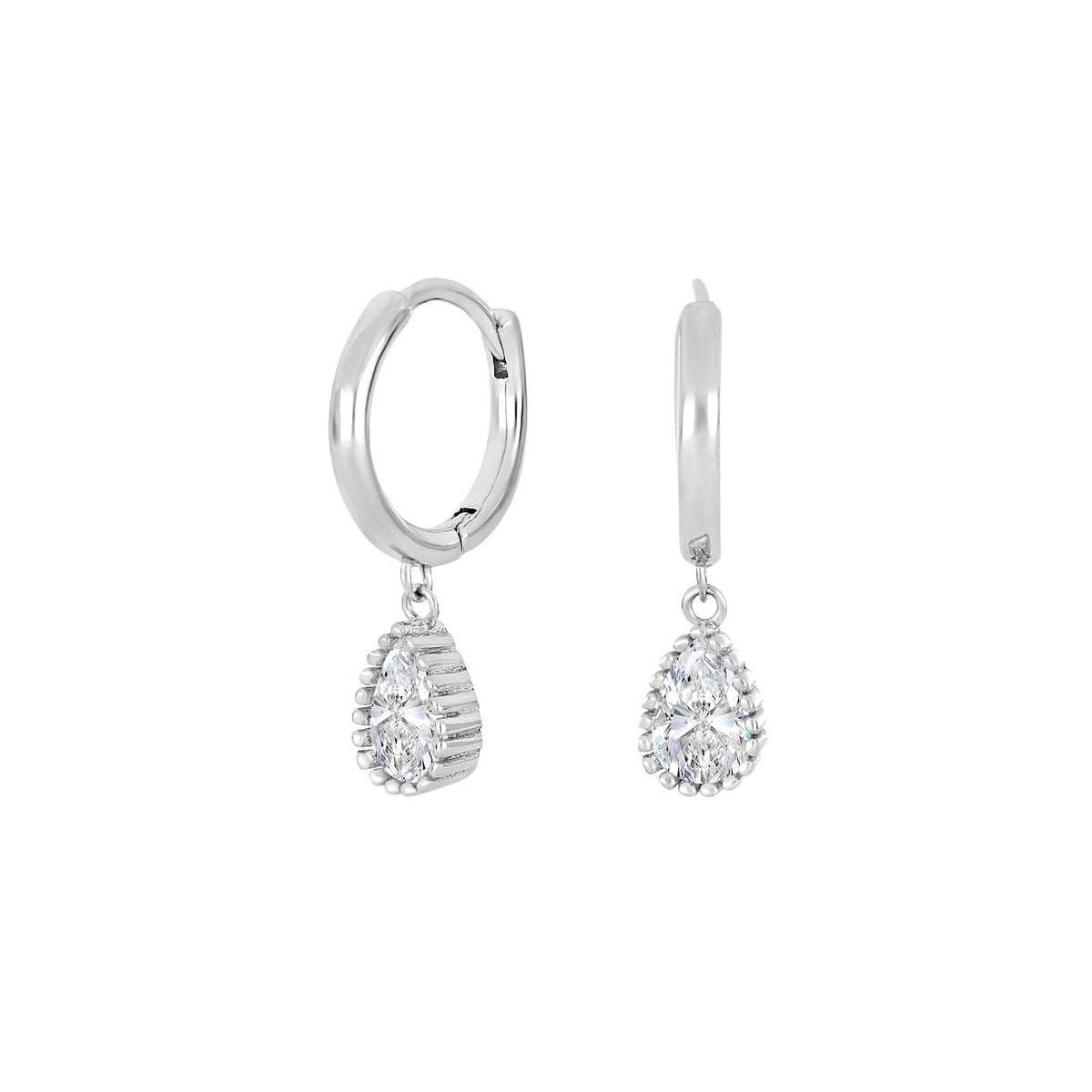 Rhd. Silver creoles JOKINOR