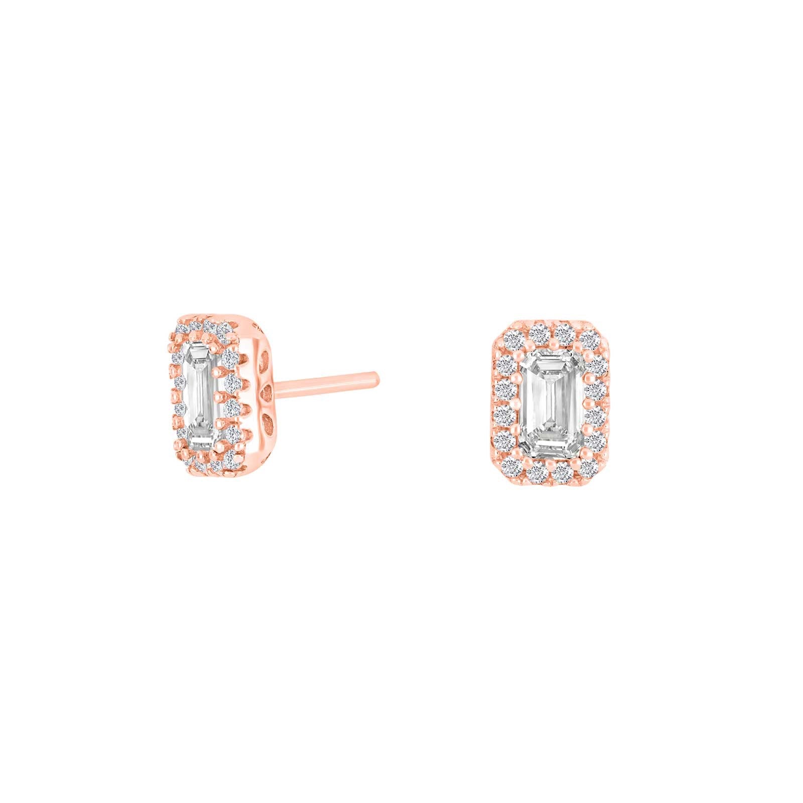 Silver ear studs KARLANOR