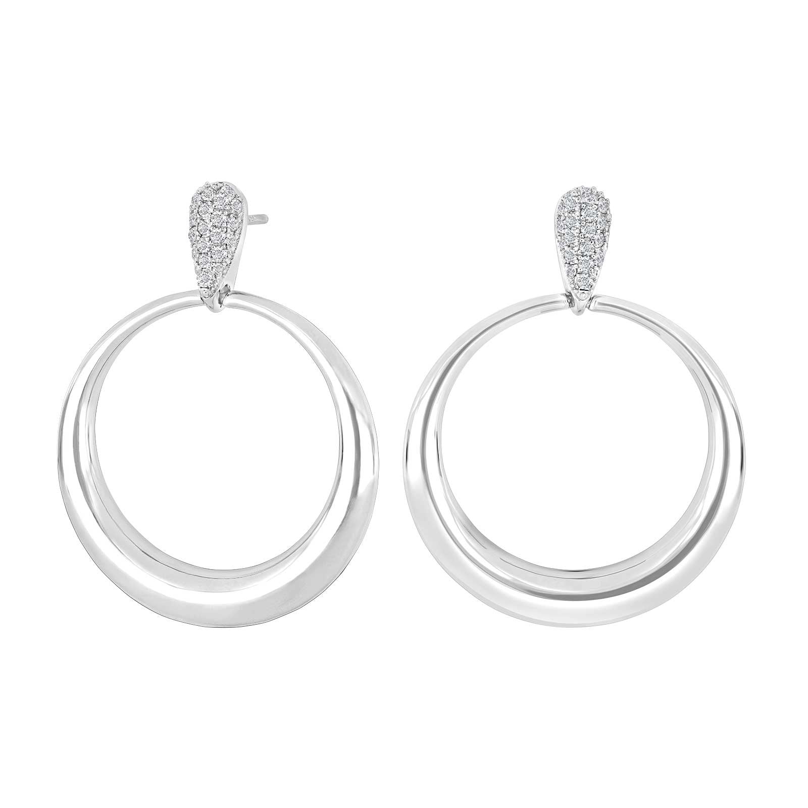 Silver earrings KIMINOR