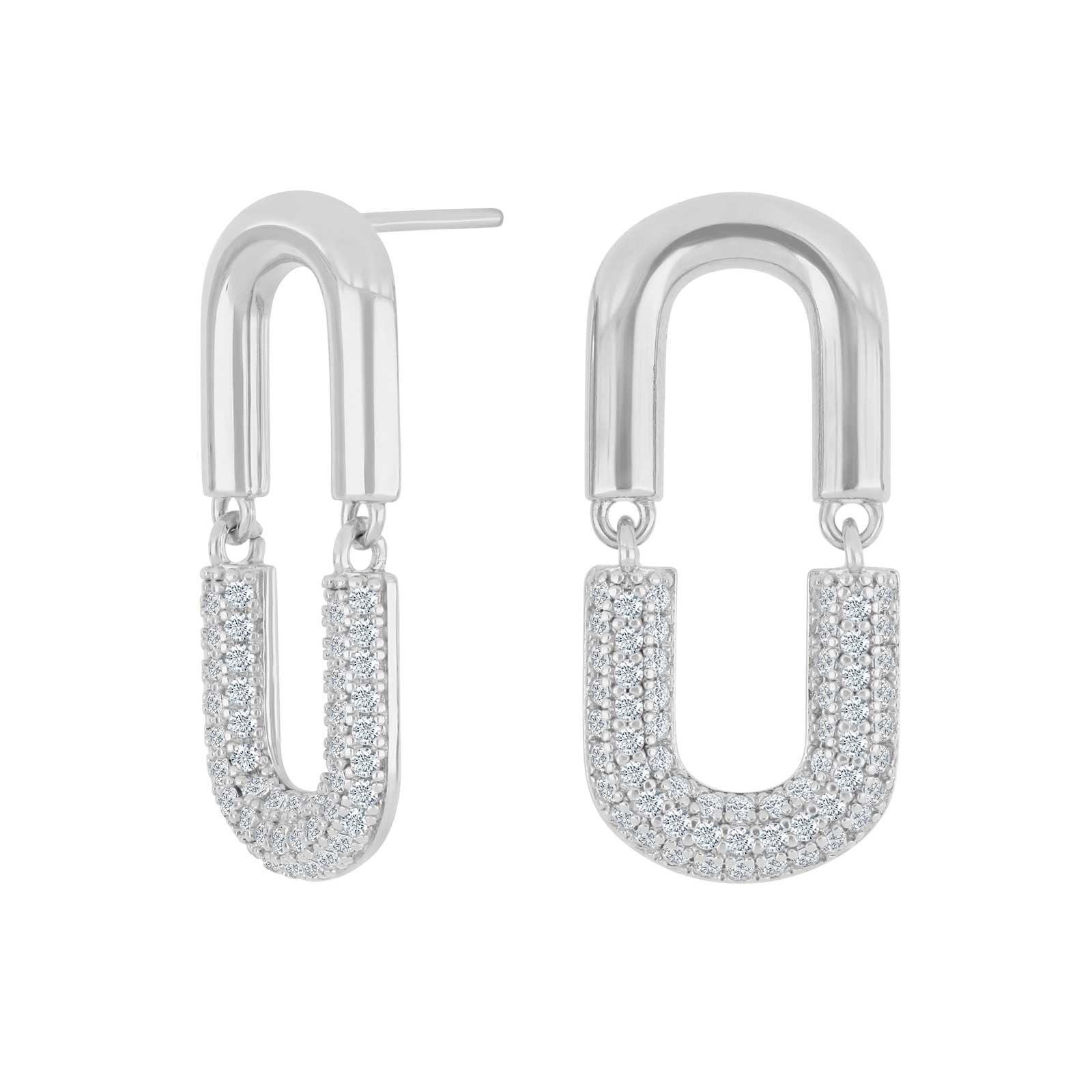 Silver earrings KORANOR
