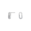 Silver ear studs KORANOR