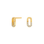 Silver ear studs KORANOR