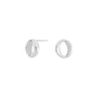 Silver ear studs KETTINOR