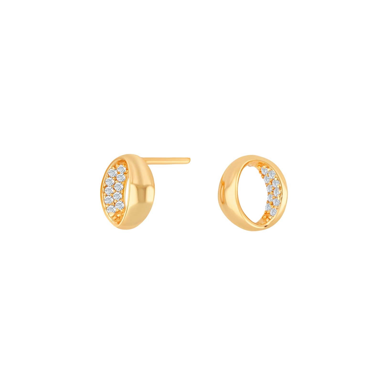 Silver ear studs KETTINOR