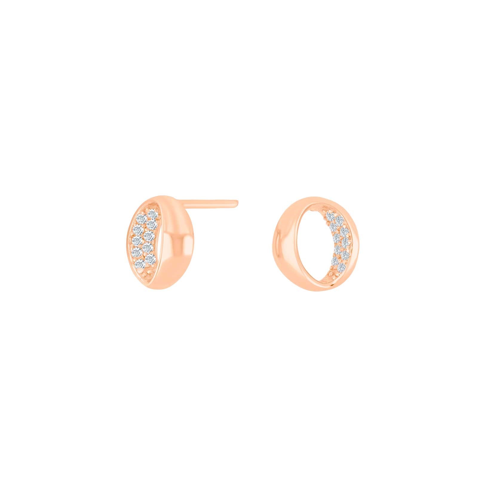 Silver ear studs KETTINOR