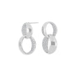 Silver ear hangers KETTINOR