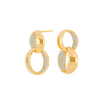 Silver ear hangers KETTINOR