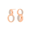Silver ear hangers KETTINOR