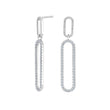 Silver earrings LENENOR