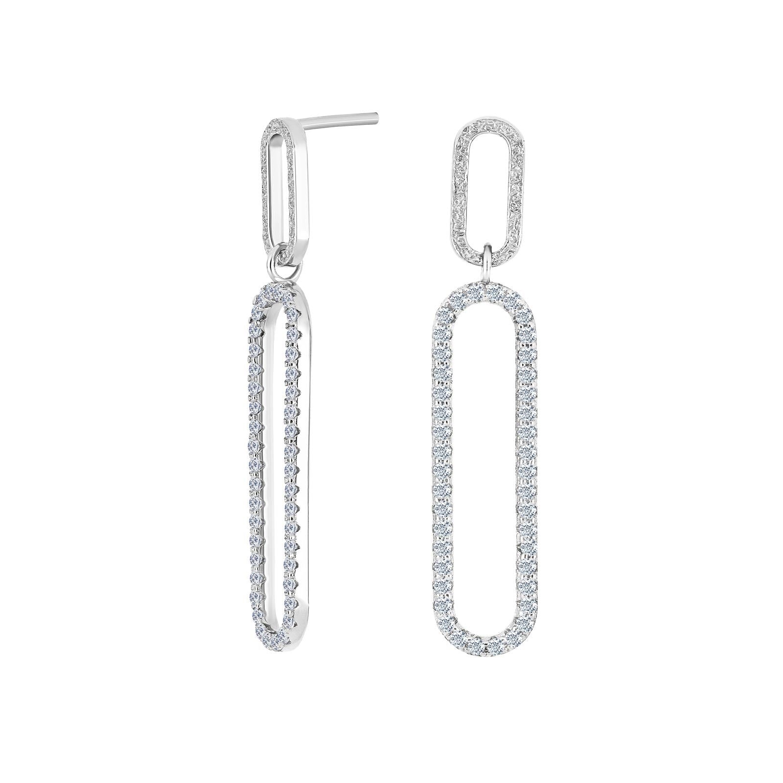 Silver earrings LENENOR
