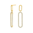 Silver earrings LENENOR