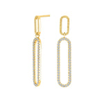 Silver earrings LENENOR