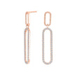 Silver earrings LENENOR
