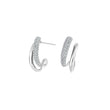 Silver earrings LEANOR