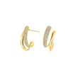 Silver earrings LEANOR