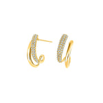 Silver earrings LEANOR