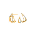 Silver earrings LEANOR