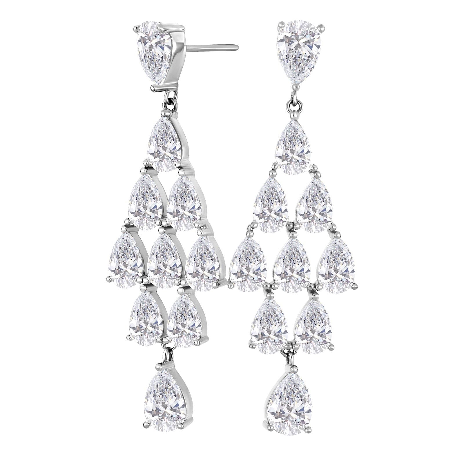 Silver earrings LOTTENOR
