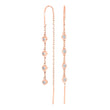Silver ear hangers 4cz LINENOR