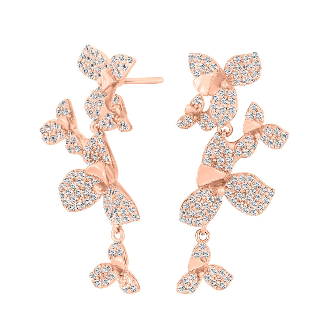 Silver earrings LOUISENOR