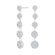 Silver earrings LISANOR