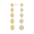 Silver earrings LISANOR
