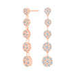 Silver earrings LISANOR