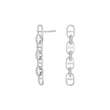 Silver earrings LARANOR