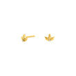Silver ear studs LUNANOR 5.5x4