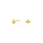 Silver ear studs LUNANOR 5.5x4