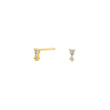 Silver ear studs LUNANOR 5