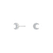 Silver earrings LUNANOR moon